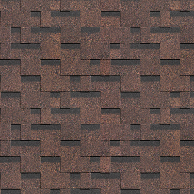 Гибкая черепица Dоcke PIE Standard коллекция ТЕТРИС Коричневый 3,0м2/уп фото Центр Металлокровли