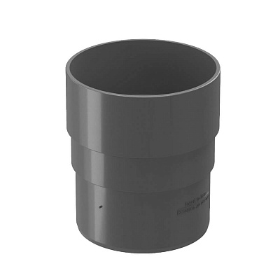 Муфта соединительная водостока Дёке Premium RAL 7024 Серый Графит
