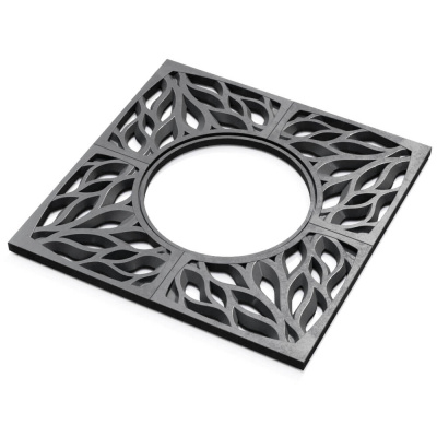 Приствольная решетка ПП ZKING CRUST 1.2х1.2м Серая 1